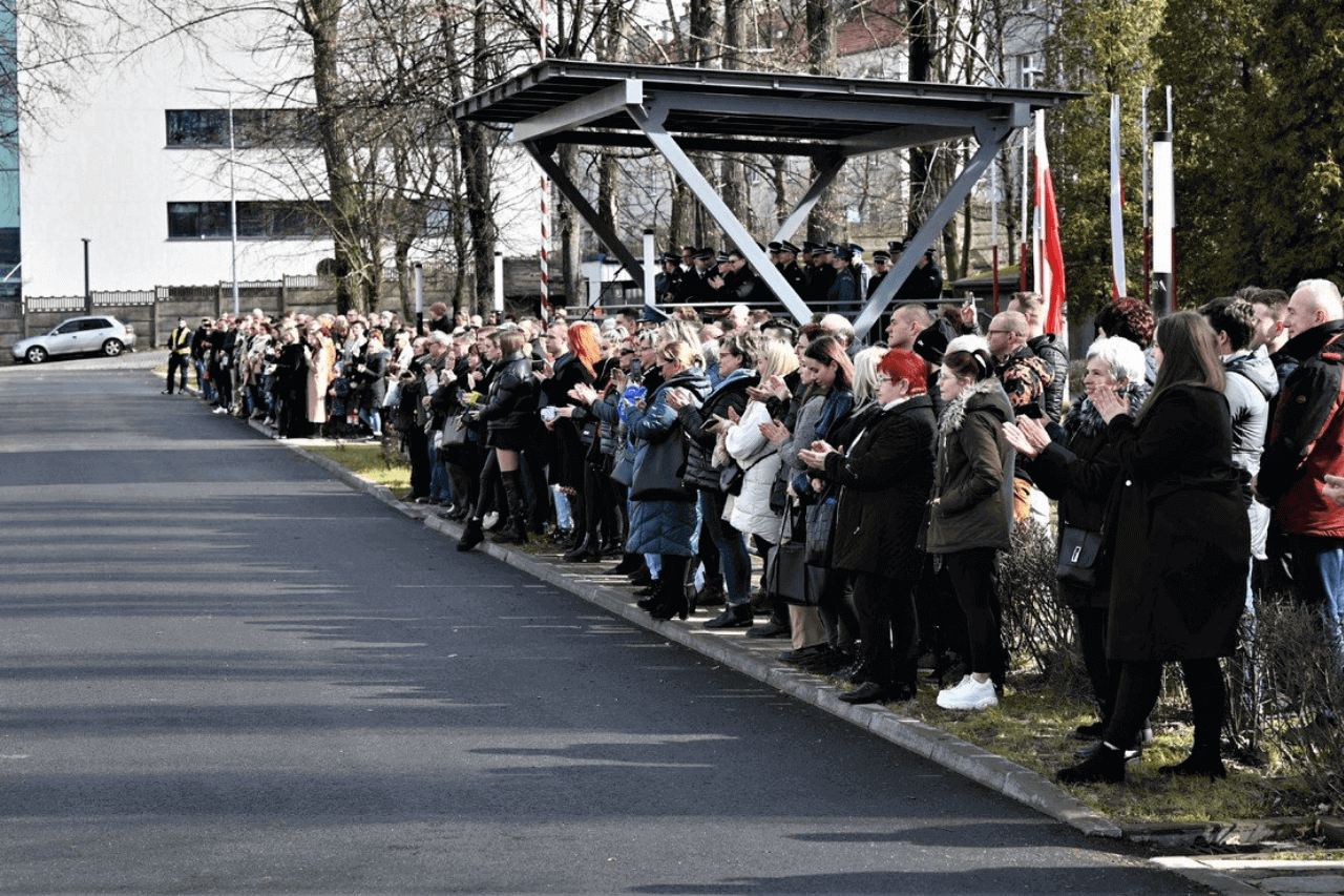 Ślubowanie nowych policjantów w Katowicach