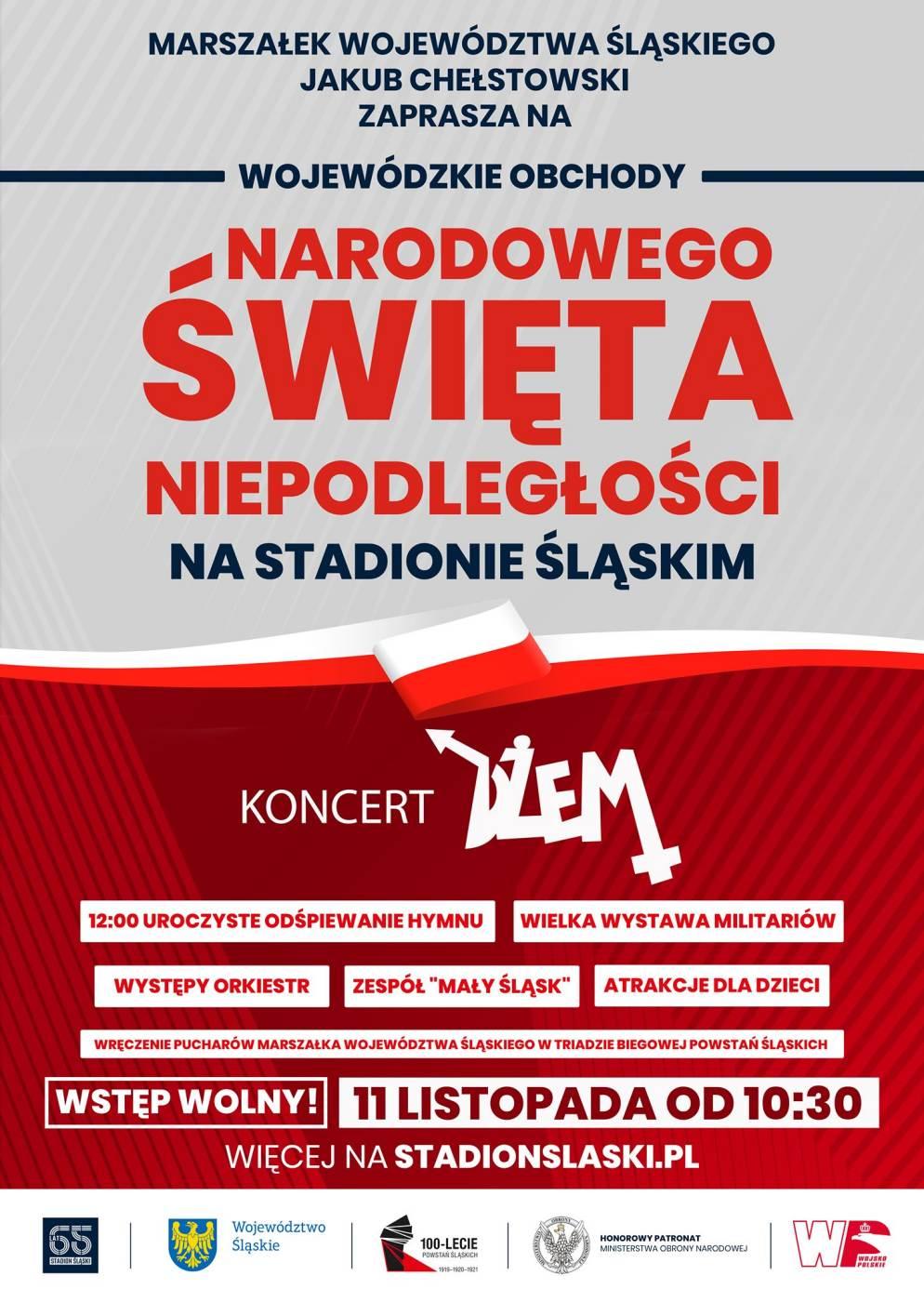 Wojewódzkie Obchody Narodowego Święta Niepodległości na Stadionie Śląskim