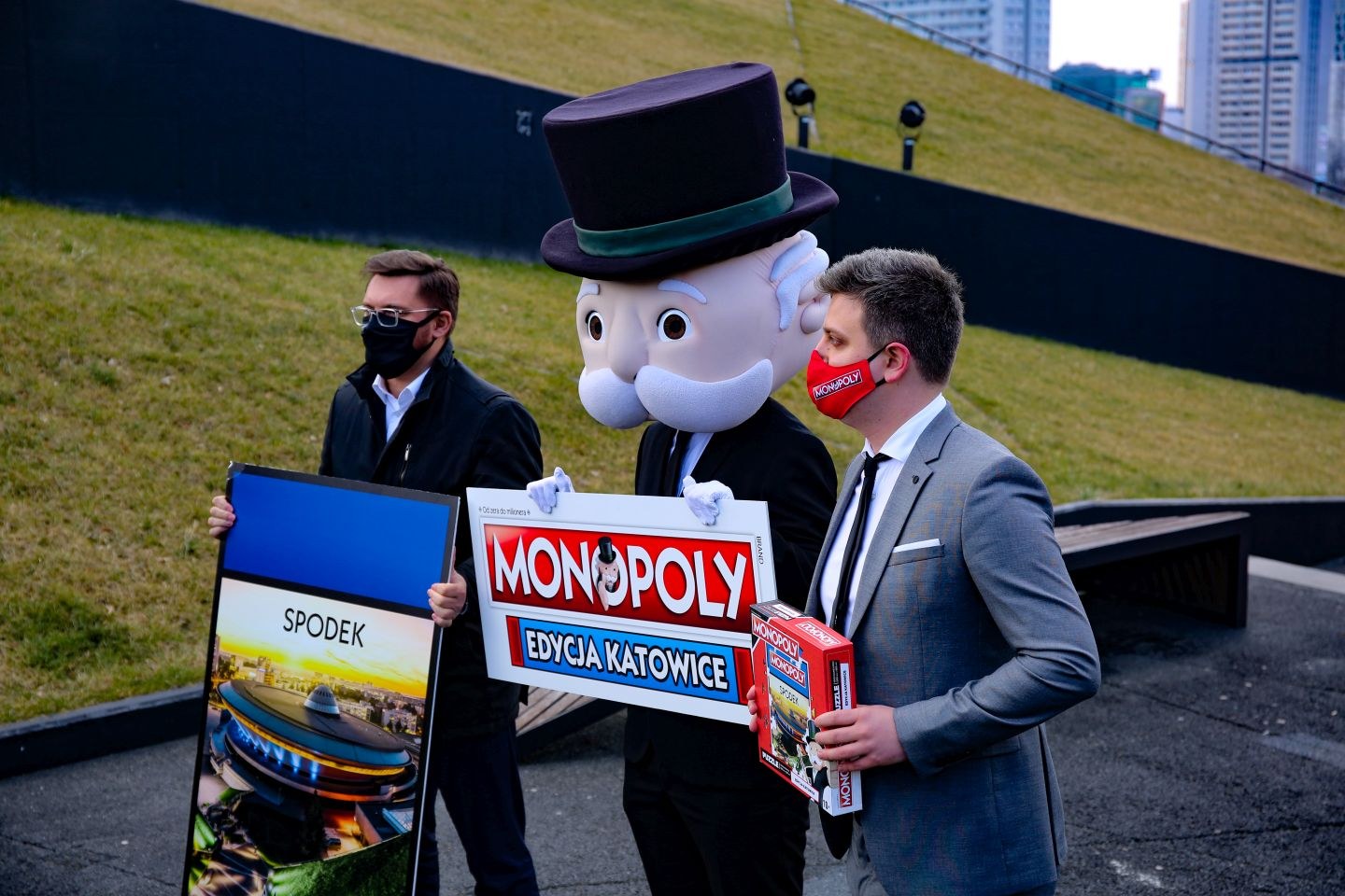 1 Briefing prasowy Prezydent Marcin Krupa Jan Jaźwiński Winning Moves Monopoly