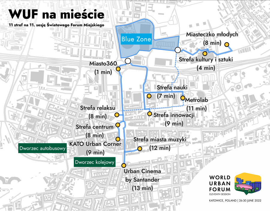 11 mapa WUF na mieście