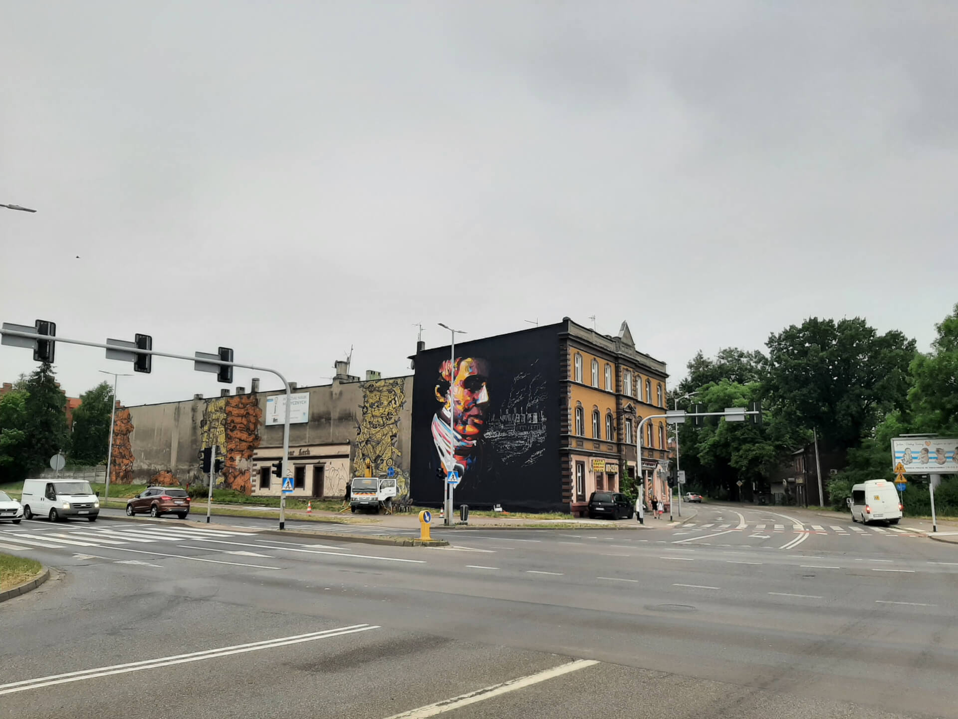 Mural z wizerunkiem Johna Baildona, Katowice