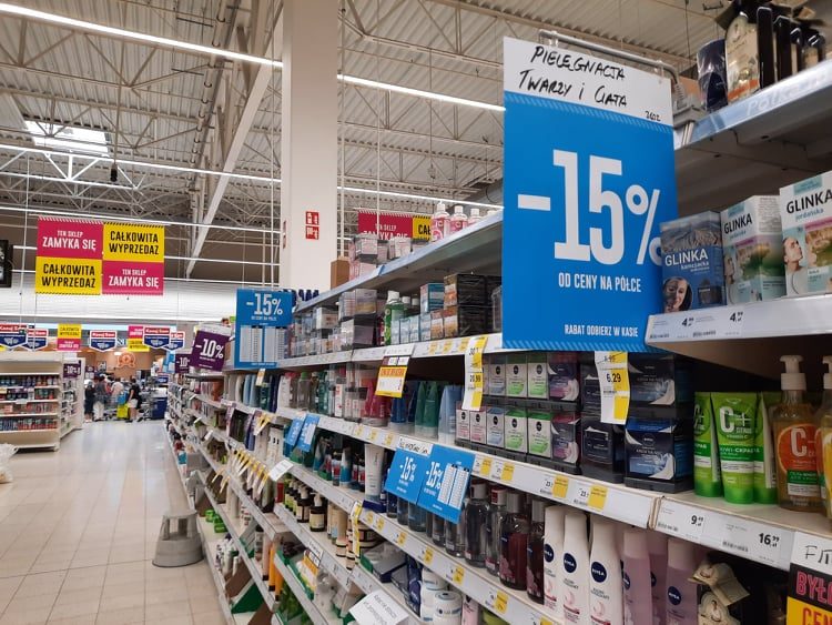 Likwidacja Tesco w Silesia City Center, Katowice