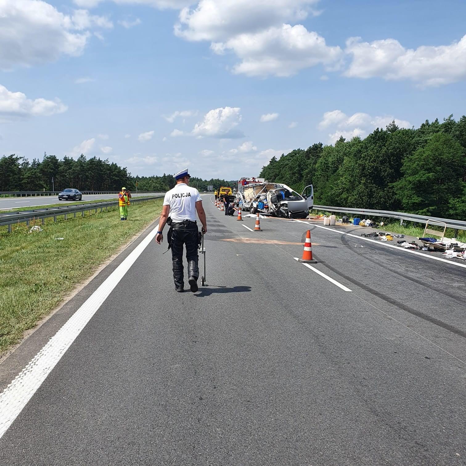 Śmiertelny wypadek na autostradzie A4