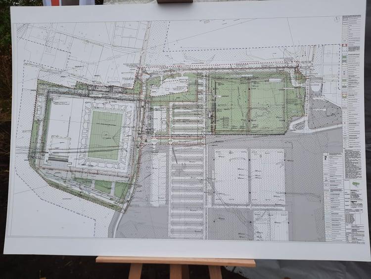 Plan nowego stadionu GKS Katowice