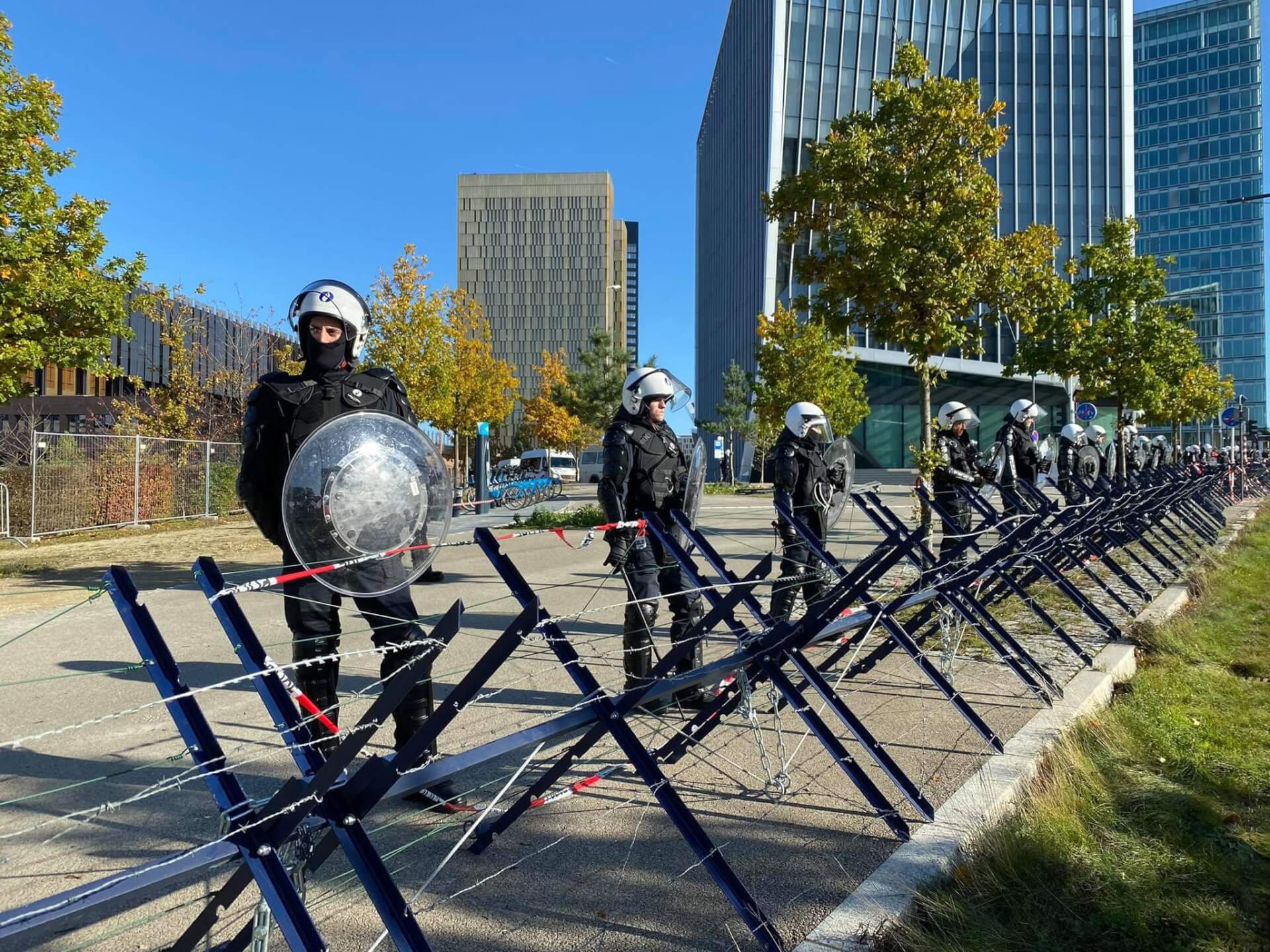 Tak Luksemburg przygotował się na demonstrację Solidarności