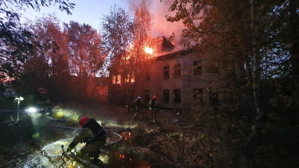 Akcja gaśnicza w lokomotywowni