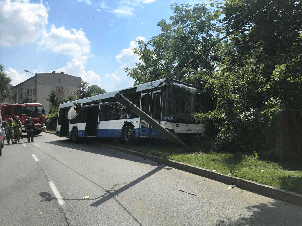 Wypadek ul Obroki Katowice