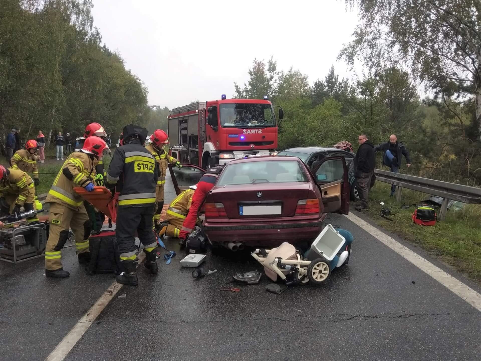 Wypadek, ul. Obrzeżna Zachodnia, Katowice