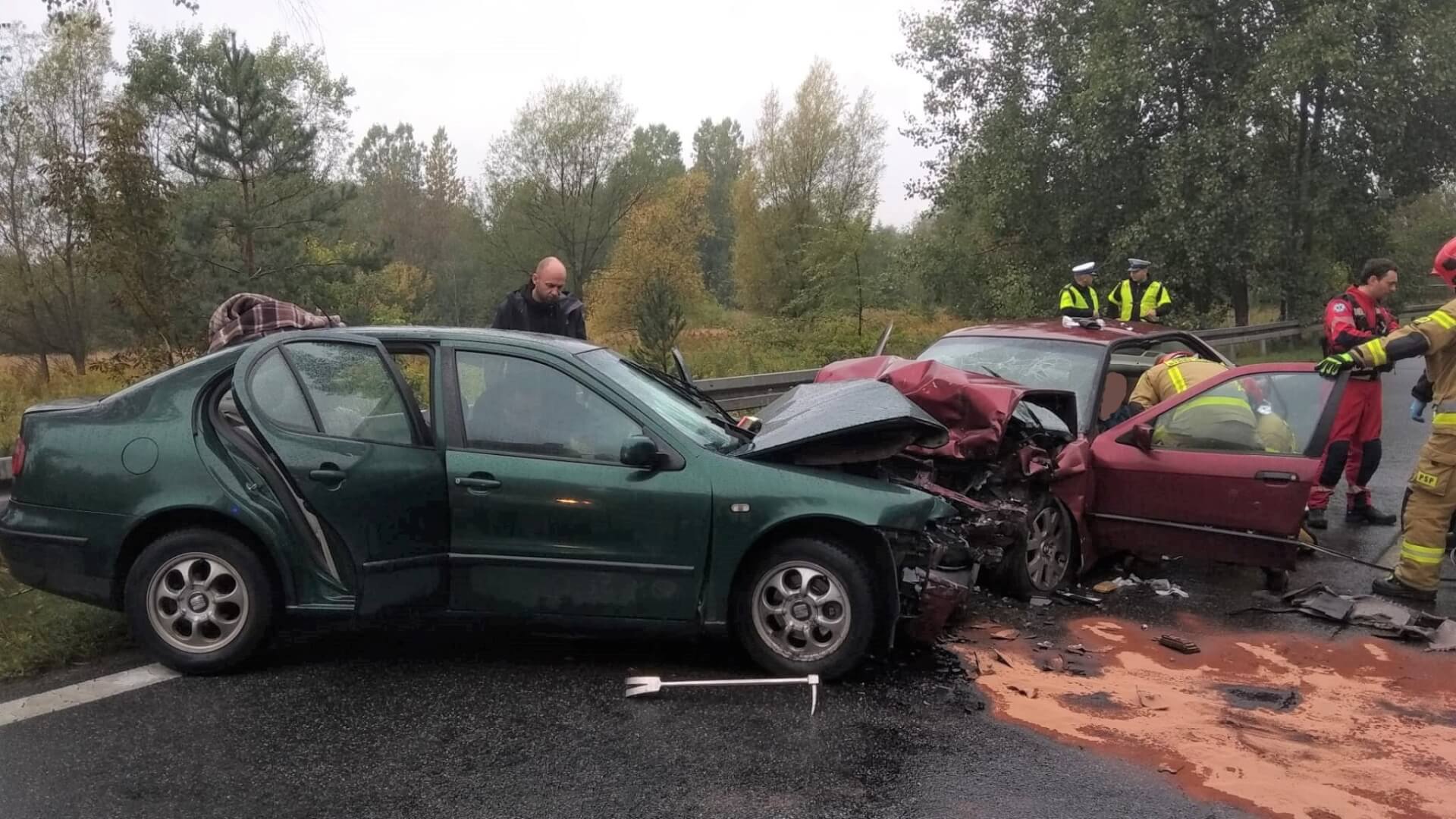 Wypadek, ul. Obrzeżna Zachodnia, Katowice