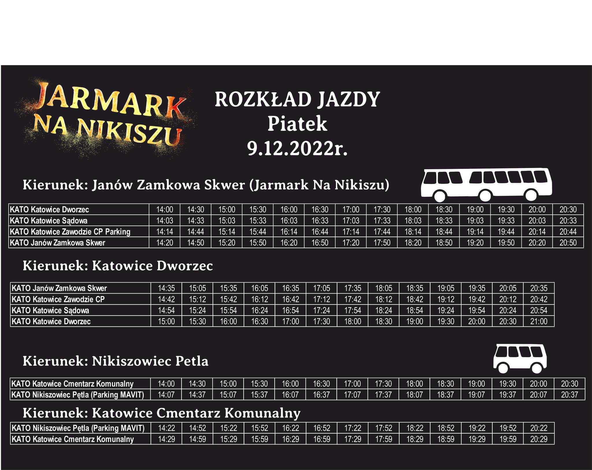 Rozkład jazdy autobusów