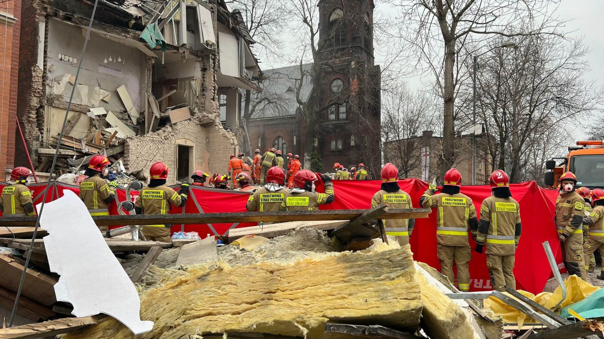 Wybuch gazu Katowice Szopienice