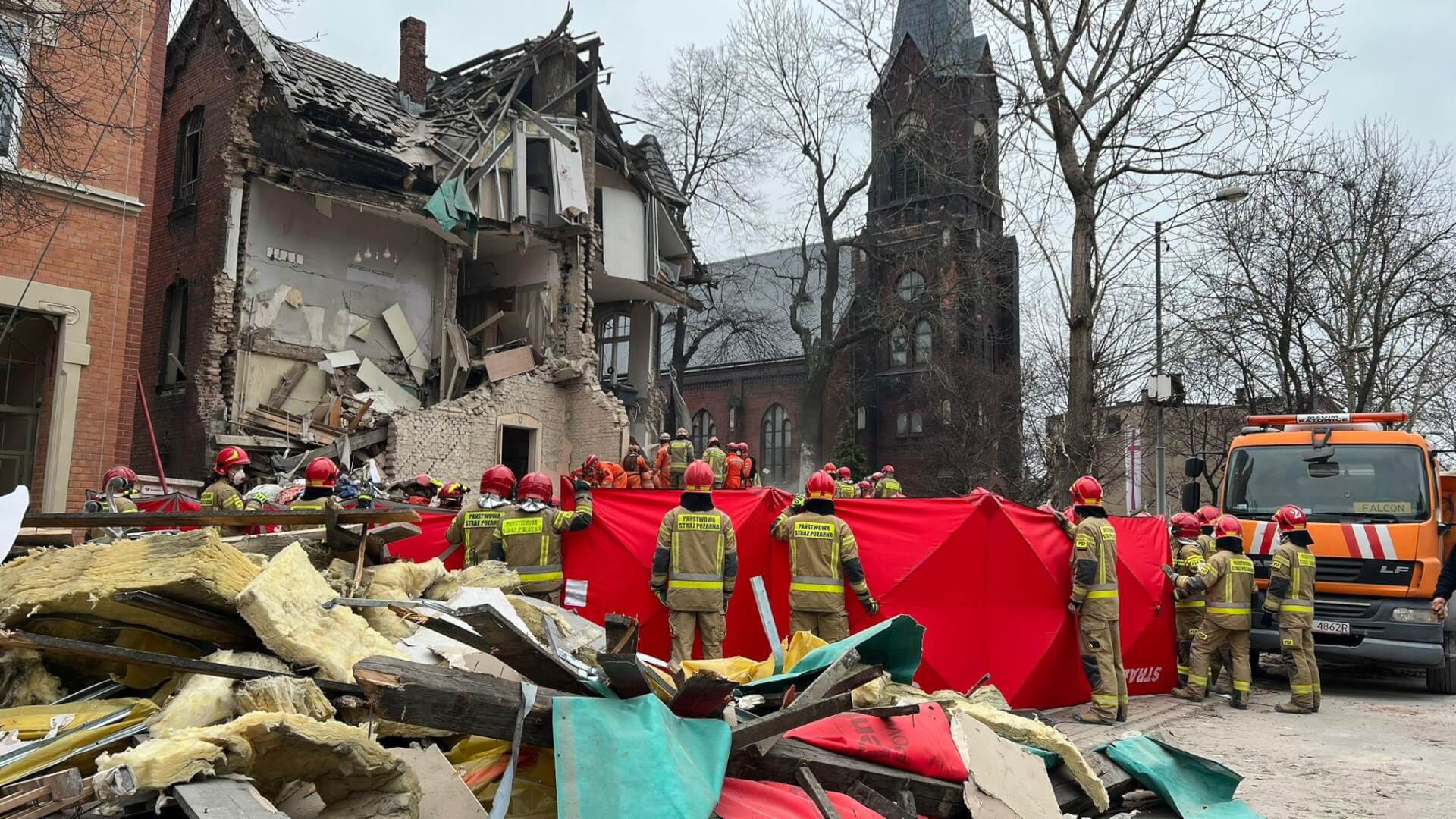 Wybuch gazu Katowice Szopienice