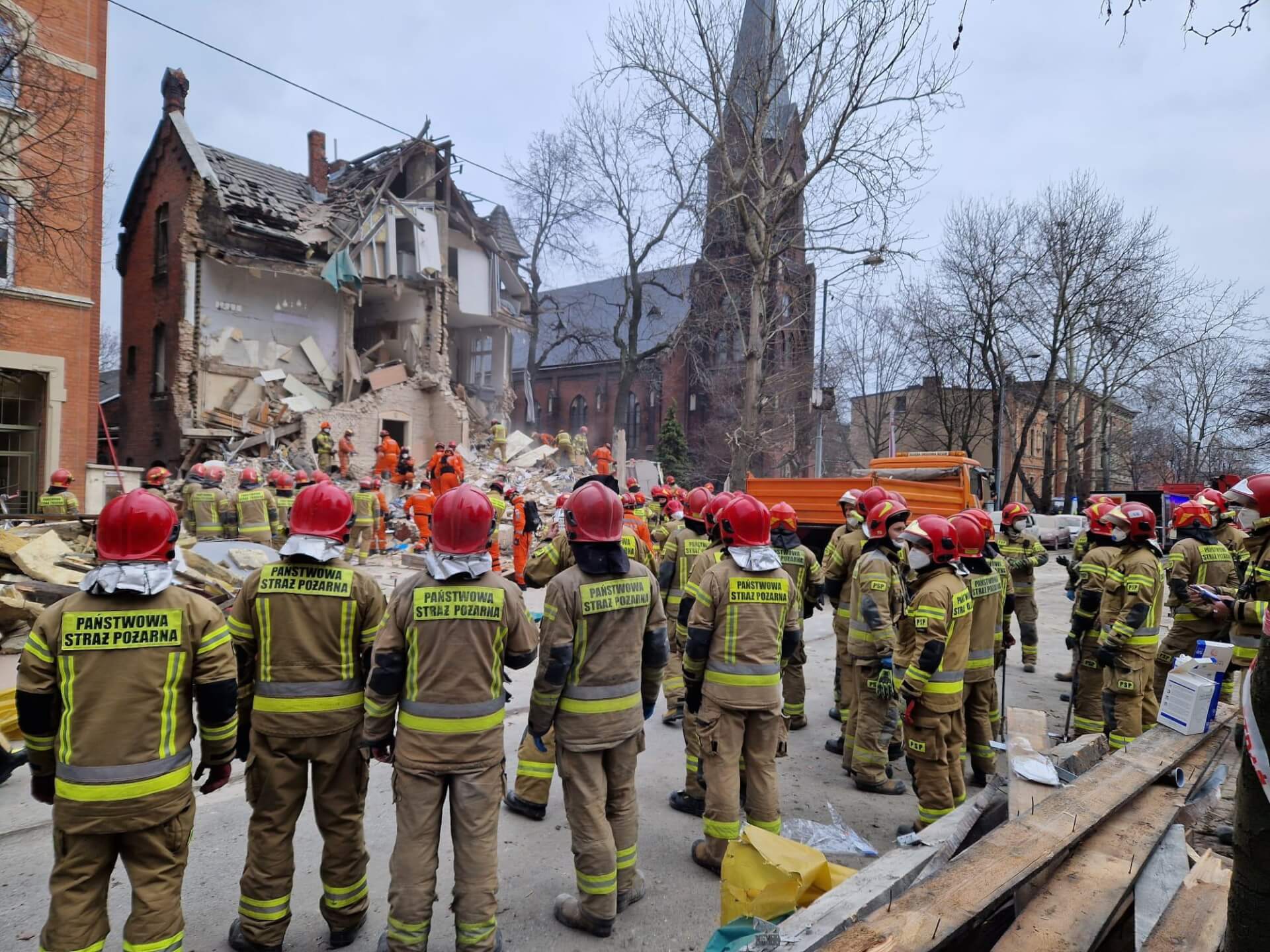 Wybuch gazu Katowice Szopienice