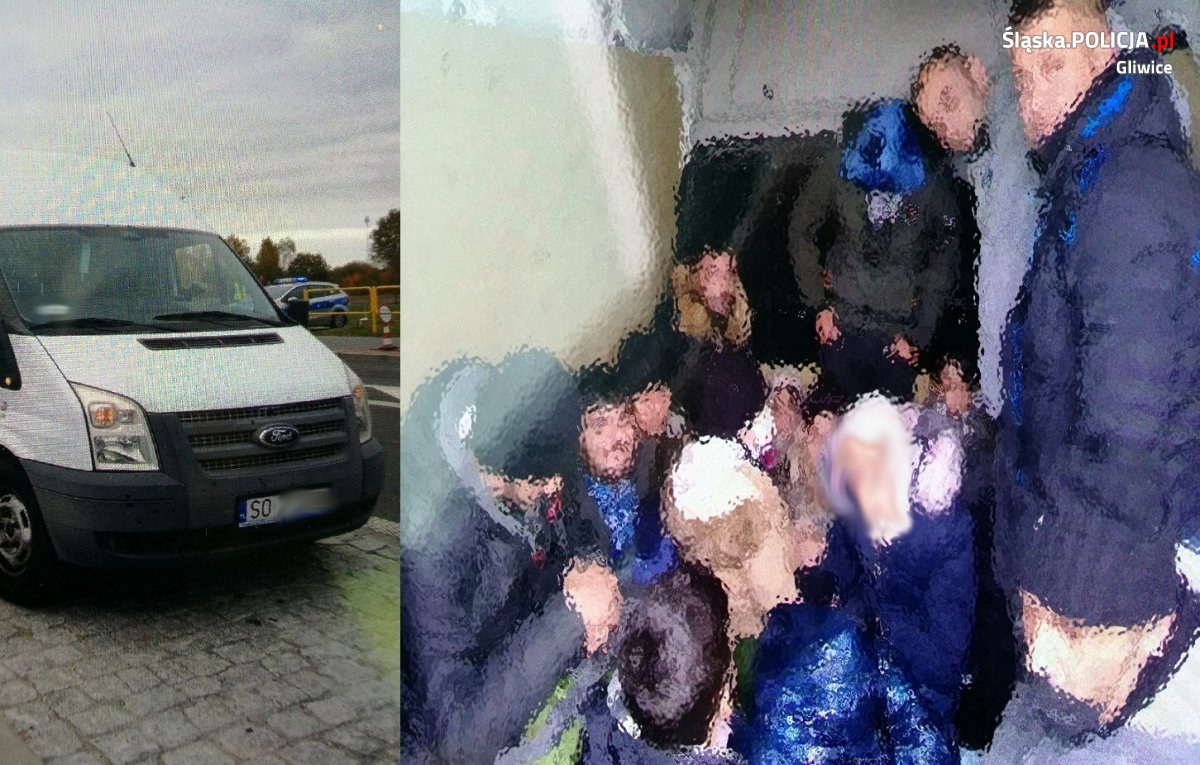 Śląscy policjanci patrolują strefę przy granicy z Białorusią