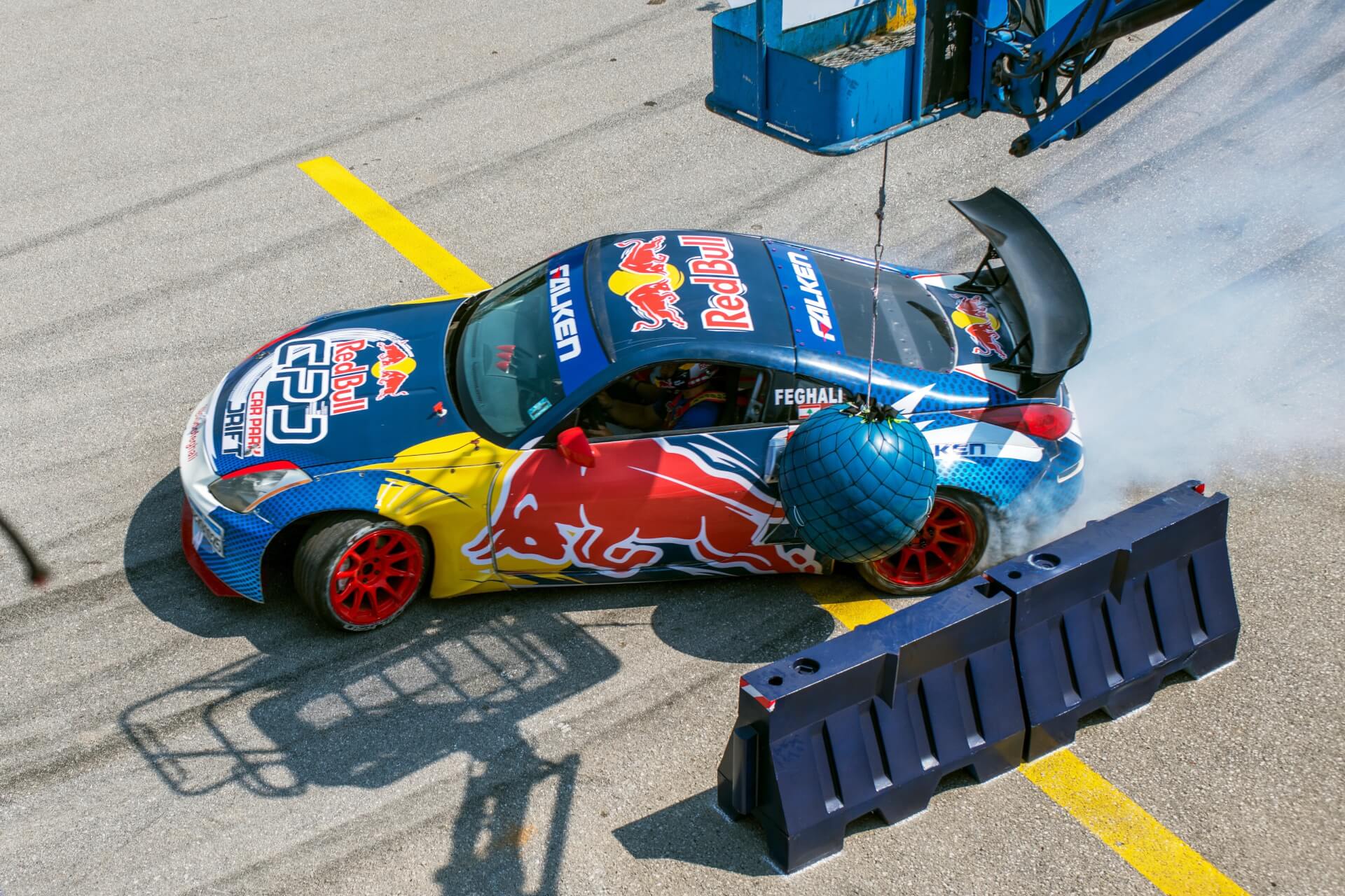 Abdo Feghali podczas Red Bull Car Park Drift w Turcji