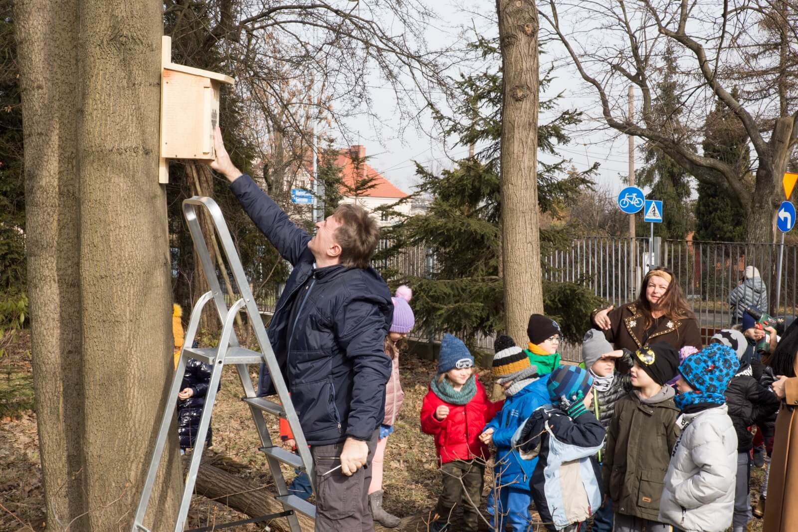 Akcja rozdawania budek cieszy się w Katowicach dużą popularnością