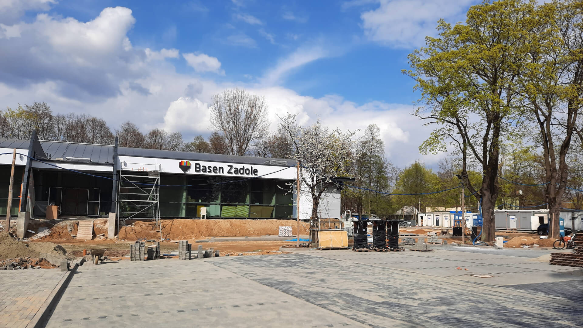 Basen Zadole w budowie, Katowice