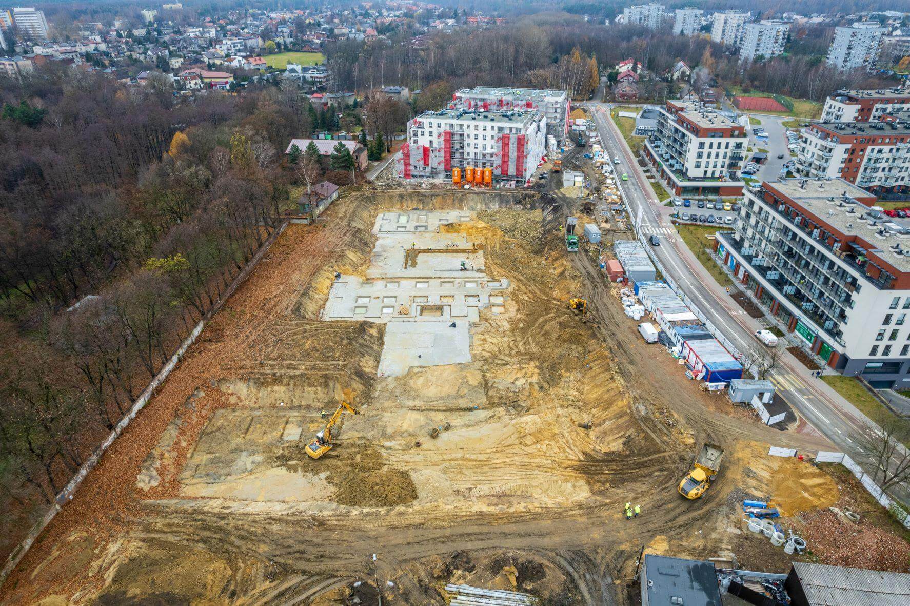 Budowa II etapu inwestycji Franciszkańskie Południe w Katowicach