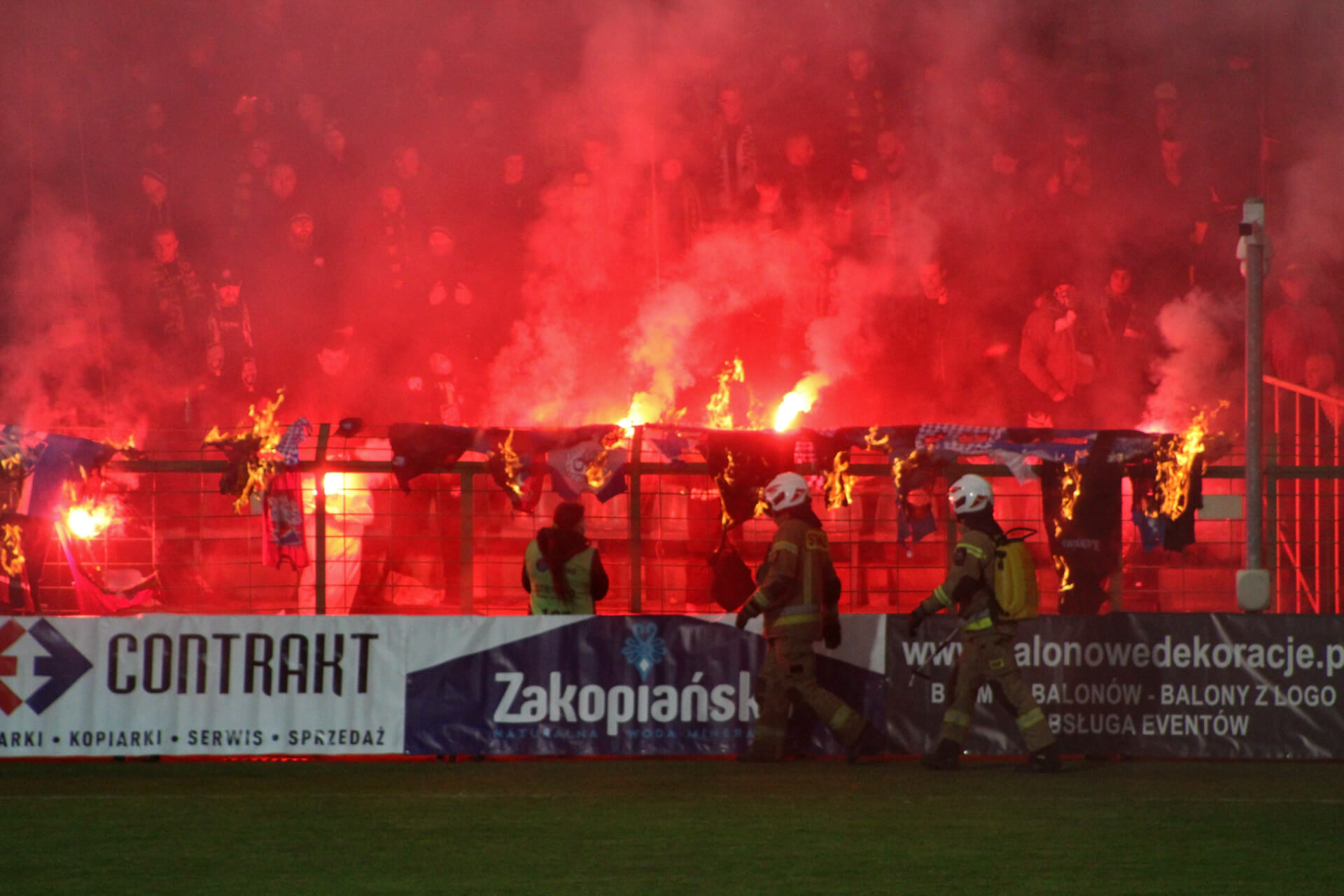 Awantura na meczu GKS Katowice - Ruch Chorzów