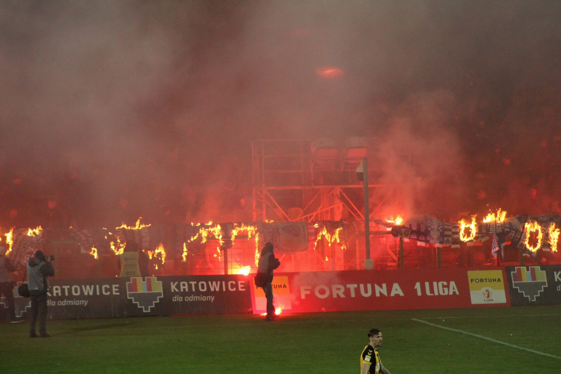 Awantura na meczu GKS Katowice - Ruch Chorzów