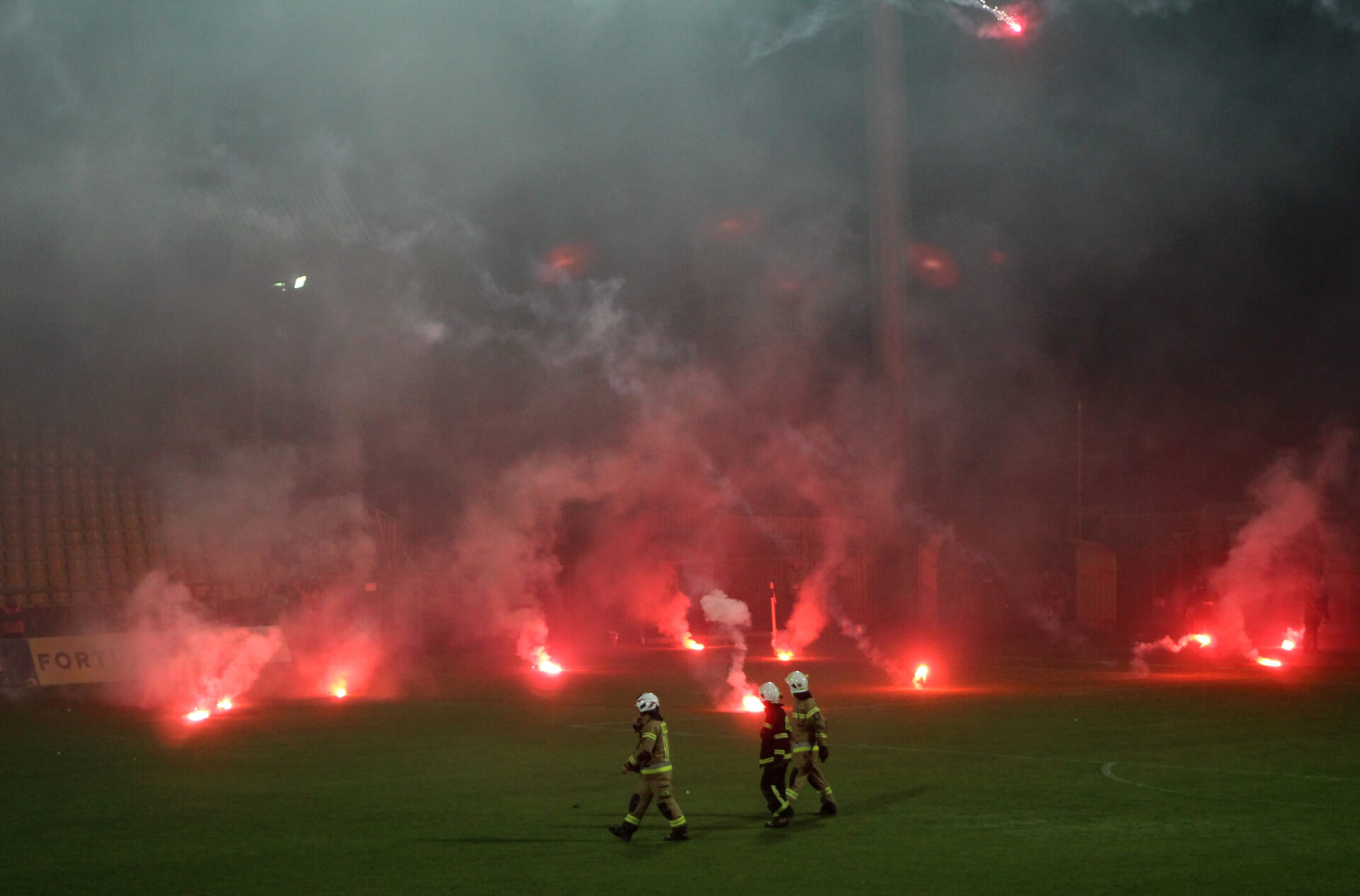 Awantura na meczu GKS Katowice - Ruch Chorzów