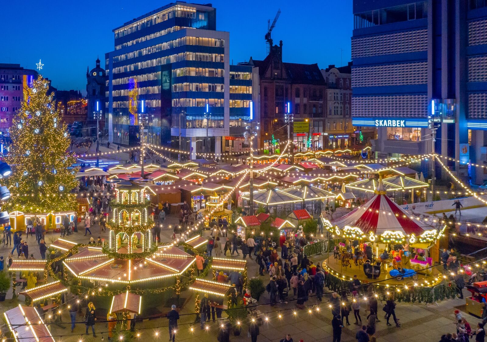 Jarmark Bożonarodzeniowy w 2019 w Katowicach