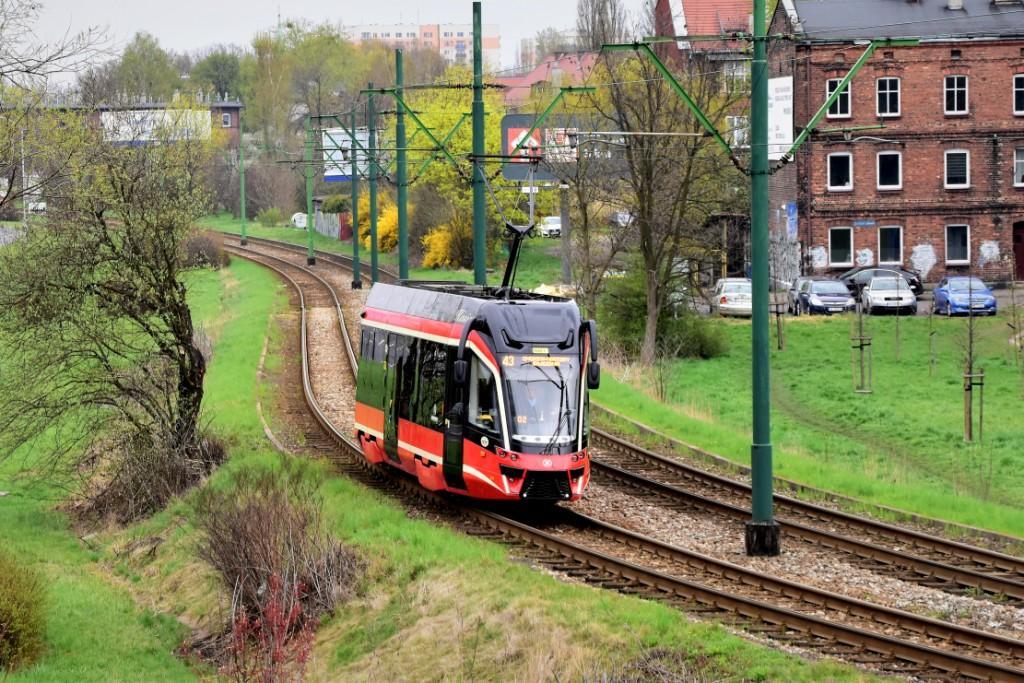 Katowice, tory między przystankami Wiśniowa a Bracka
