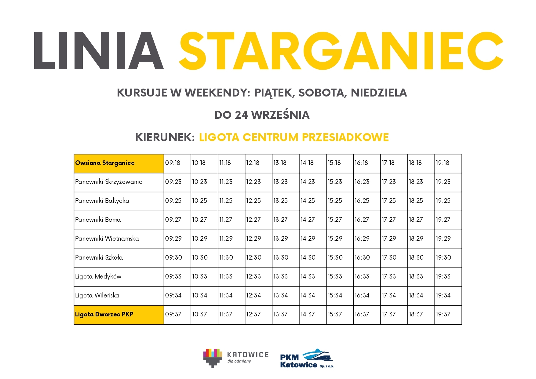 LINIA STARGANIEC rozkład jazdy 4