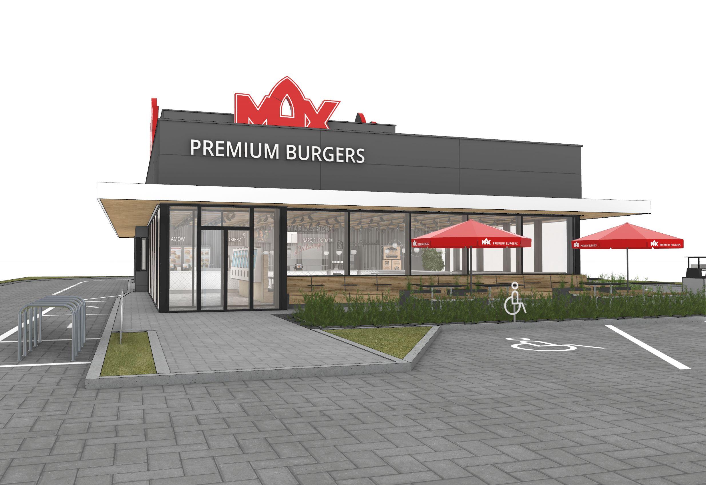 Max Premium Burgers Katowice wizualizacja 1