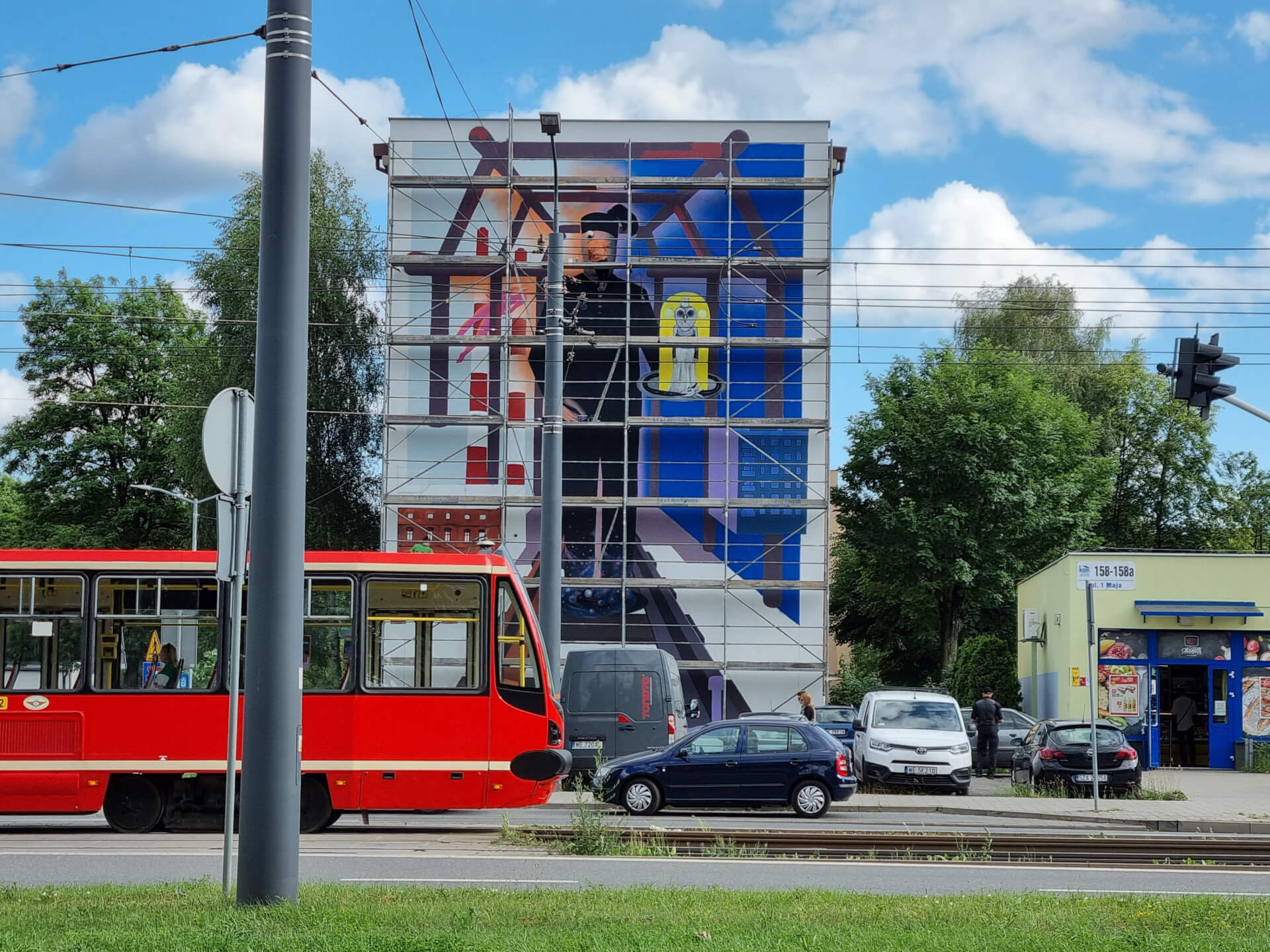 Mural ulica 1 Maja Katowice 2