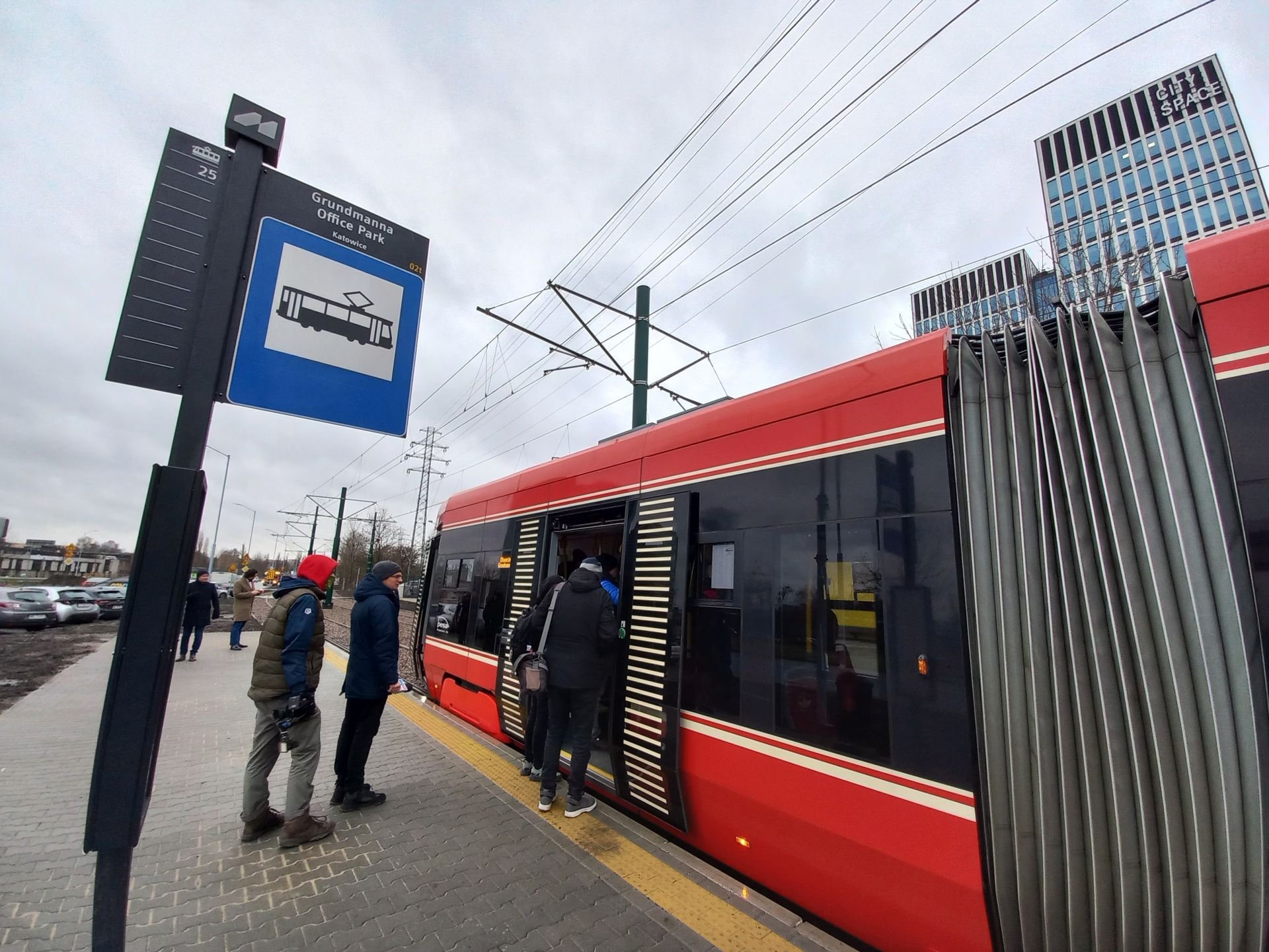 Nowa linia tramwajowa Katowice Grundmana