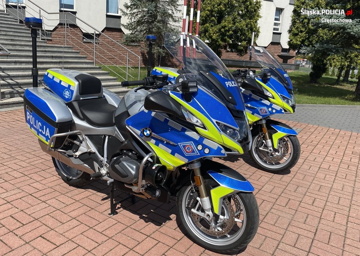 Nowe motocykle policja śląska 1