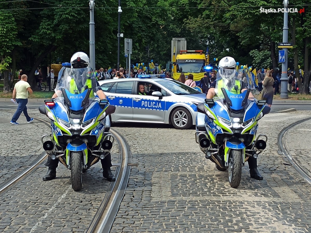 Nowe motocykle policja śląska 3