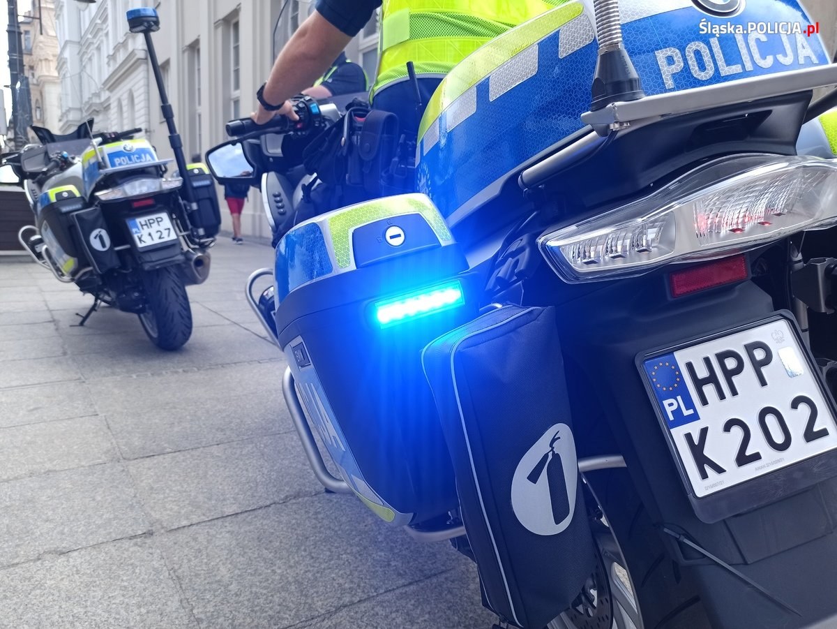 Nowe motocykle policja śląska 4