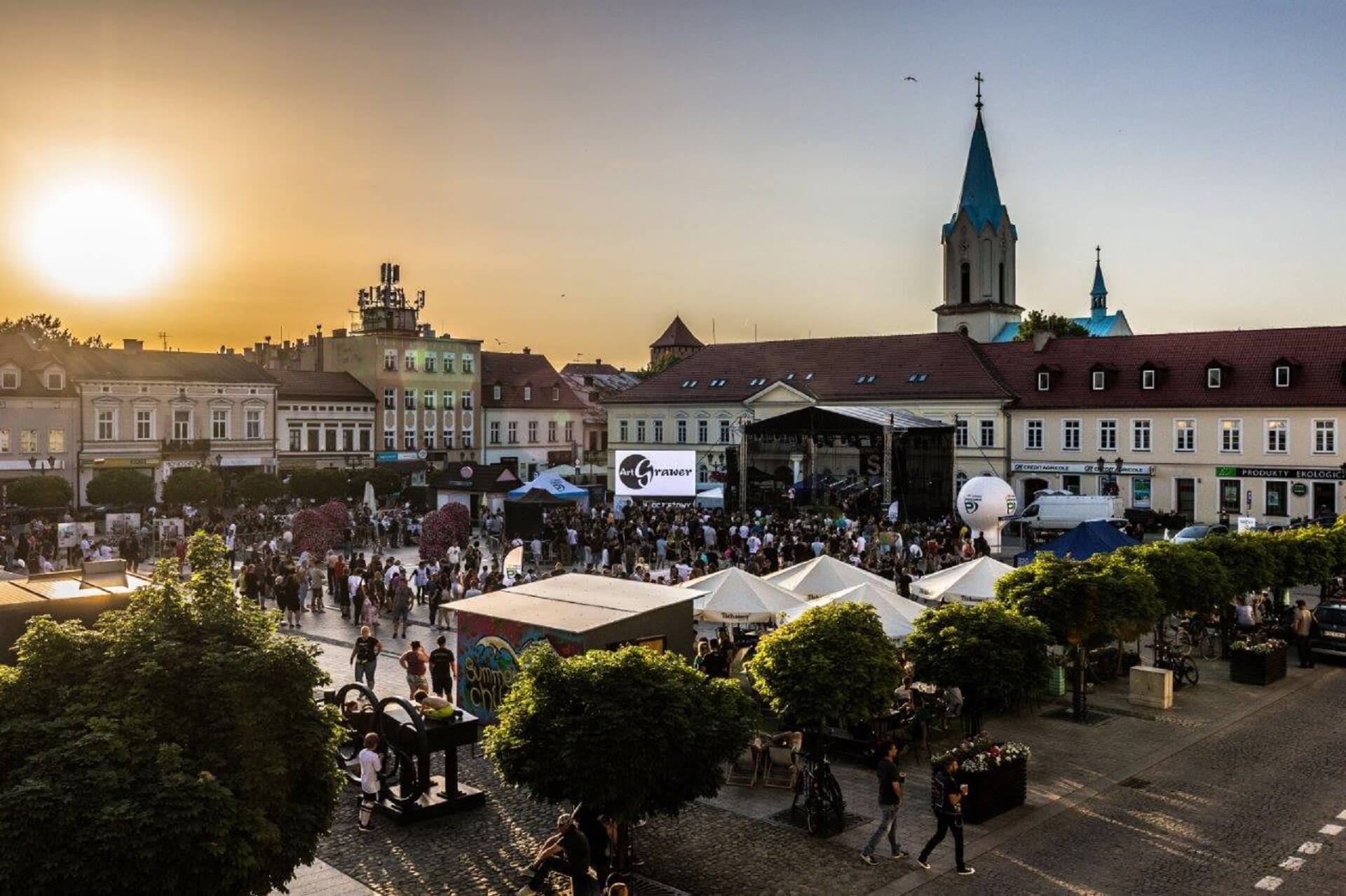 Oświęcim rynek koncert