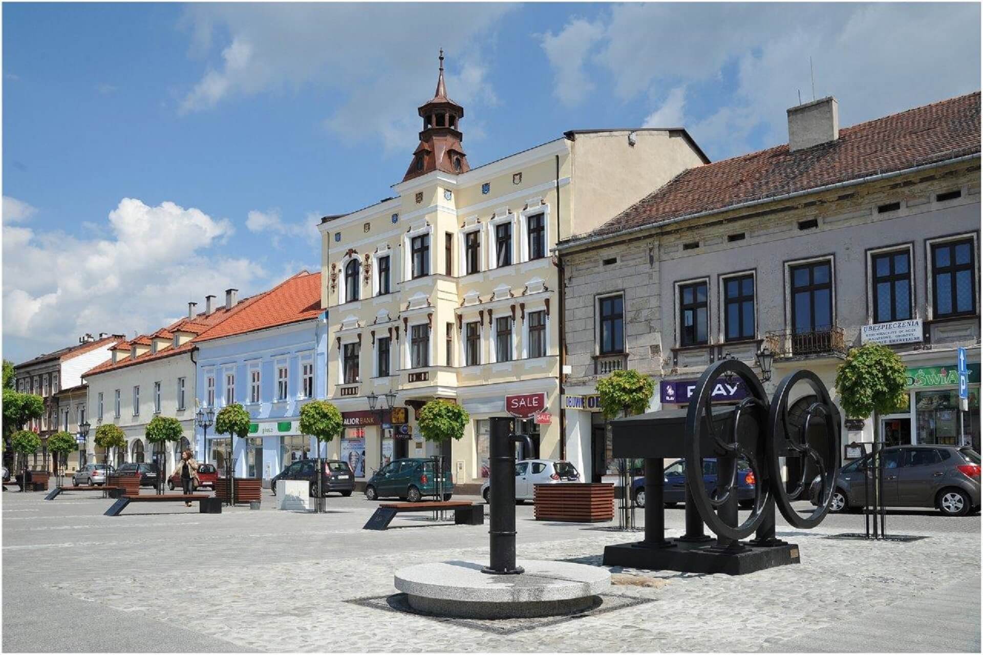 Oswiecim starowka z pieknym starym rynkiem