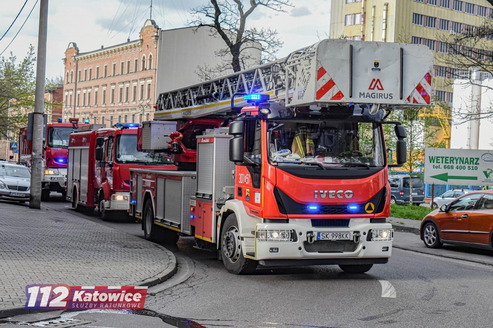Pożar Katowice mieszkanie