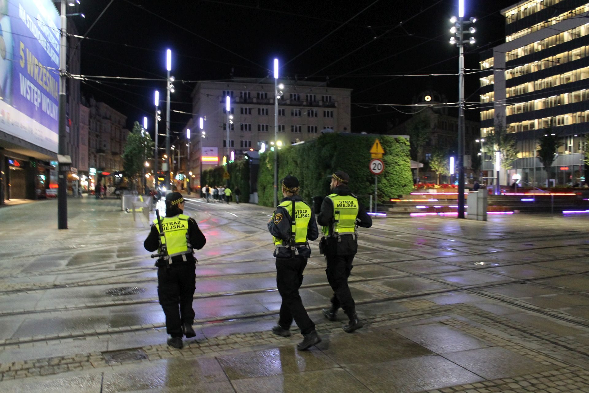 Patrol straży miejskiej w Katowicach