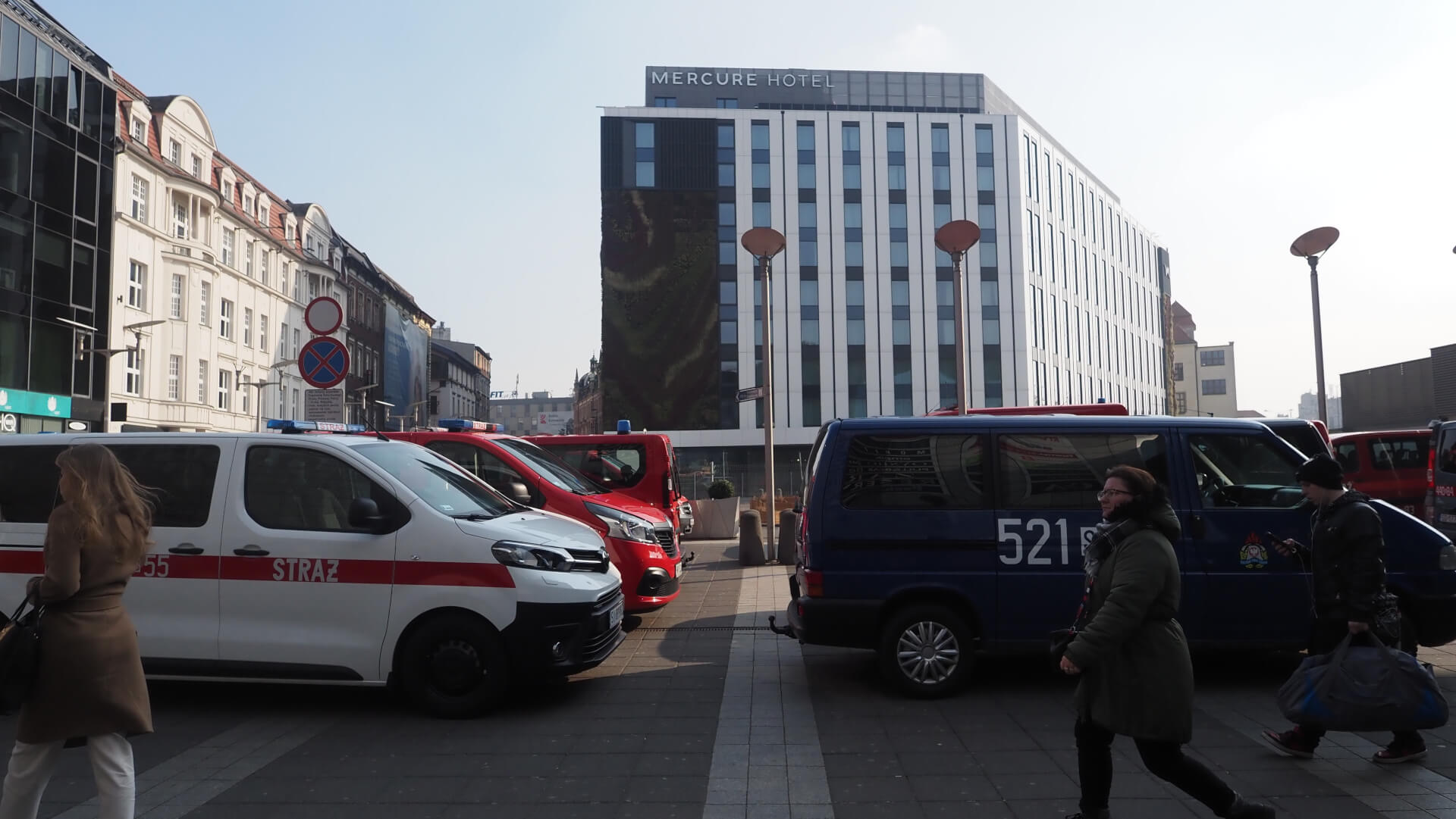 Uchodźcy przyjechali do Katowic pociągiem Kolei Śląskich