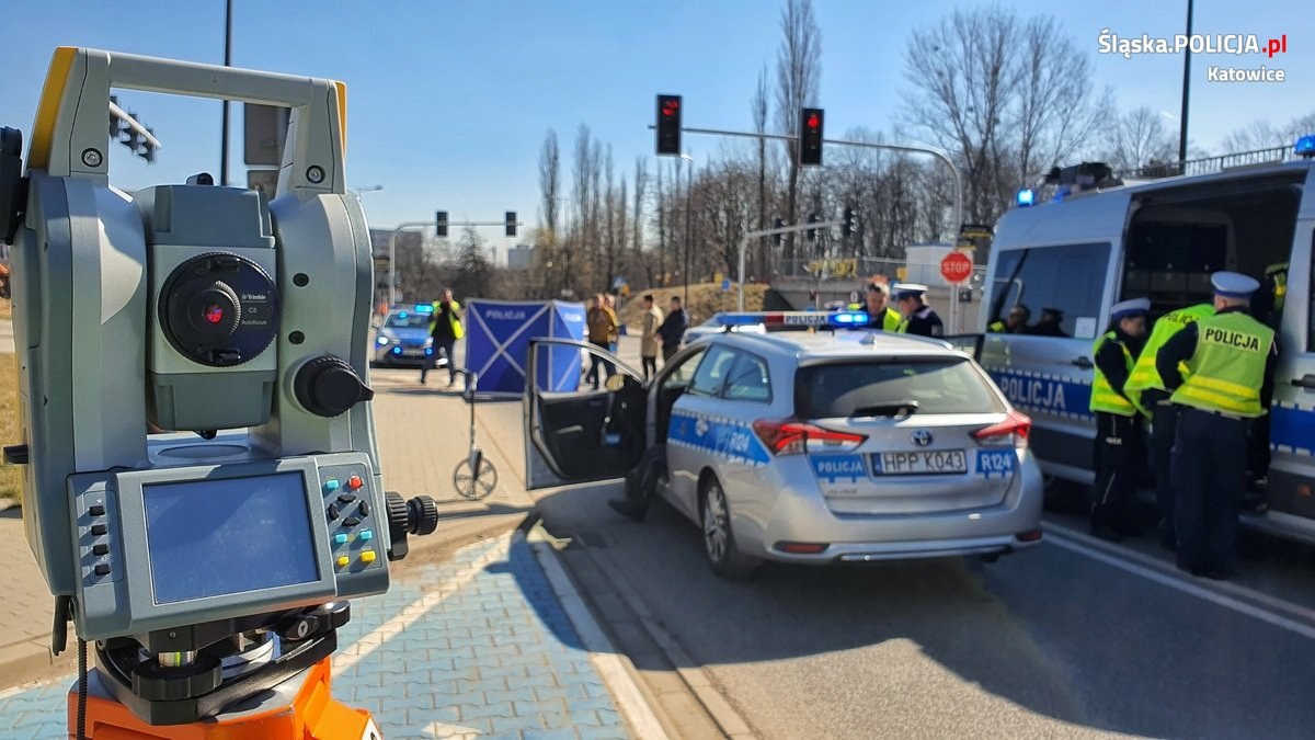Wypadek śmiertelny Katowice1