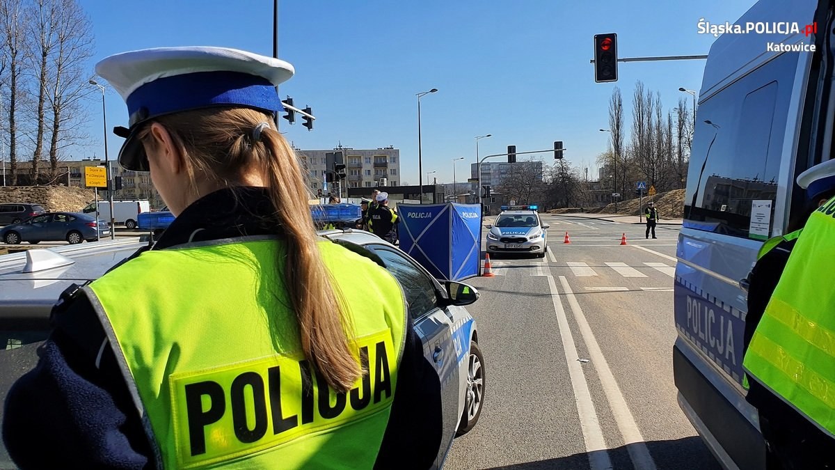 Wypadek śmiertelny Katowice2