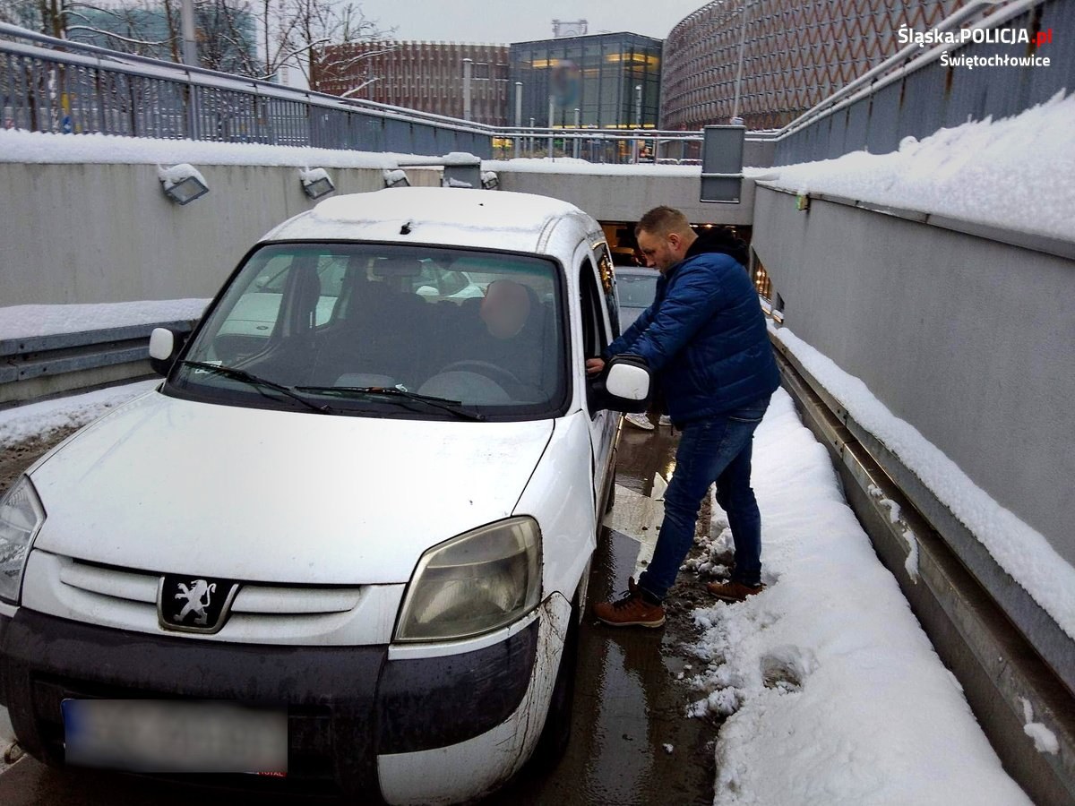 Zatrzymanie pijanego kierowcy Katowice 1