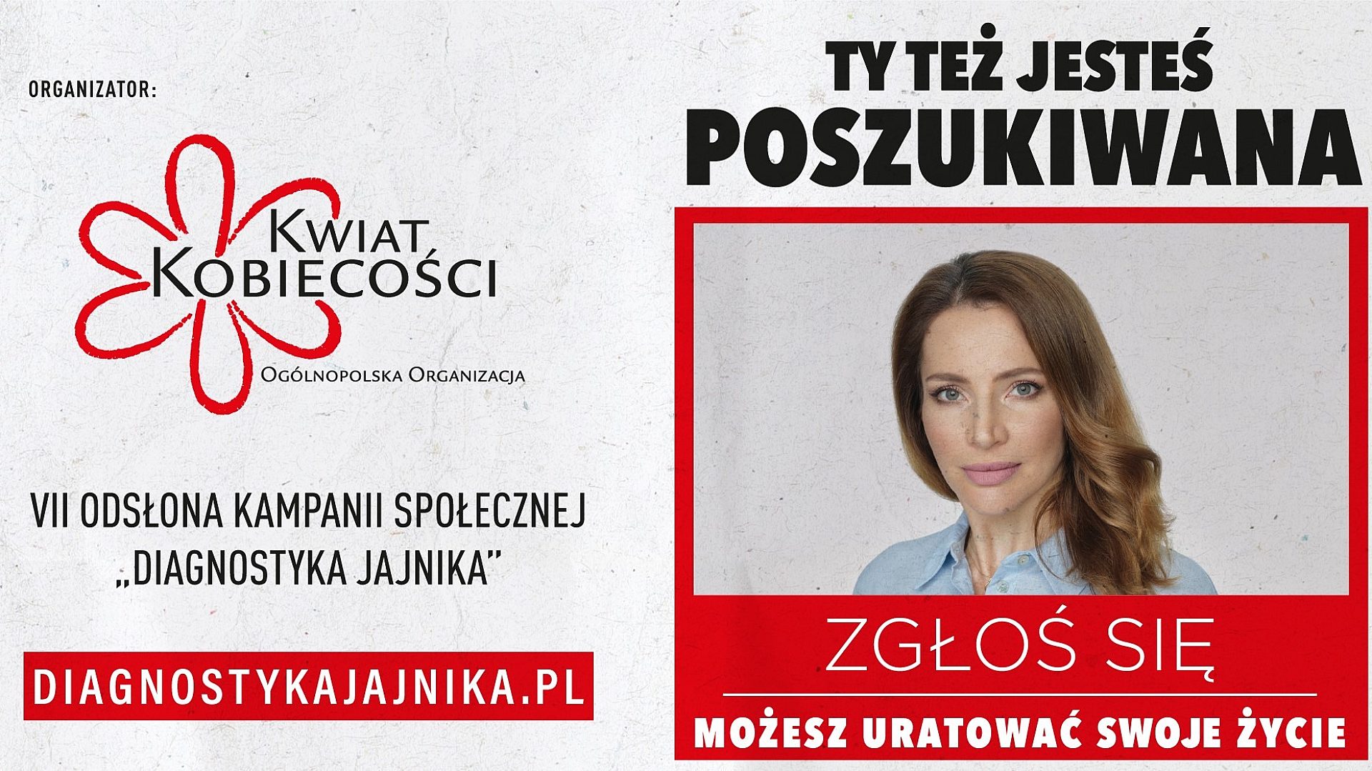 Plakat zachęcający do badań Plakat zachęcający do badań