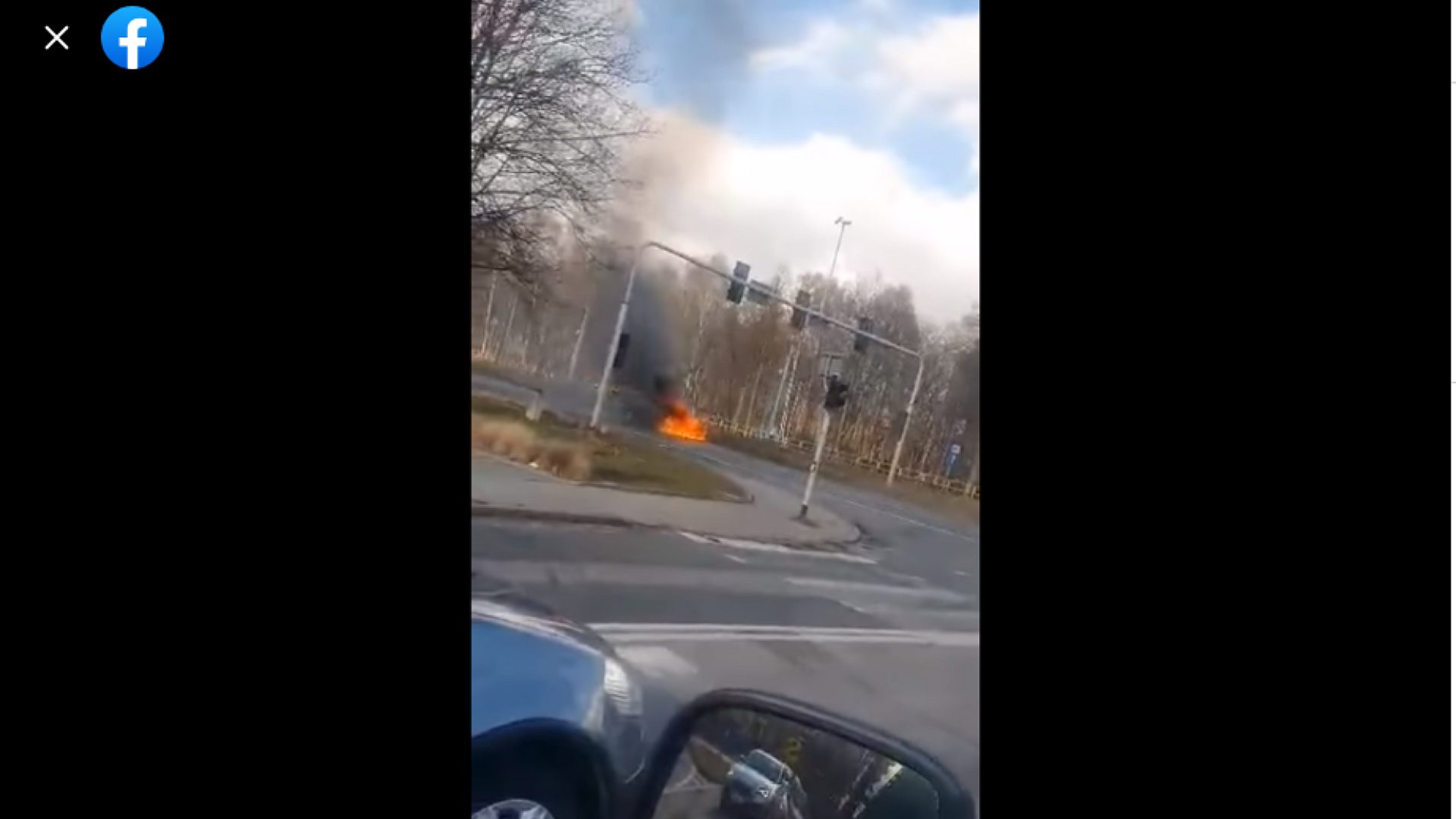 Pożar ulica Chorzowska Pożar ulica Chorzowska