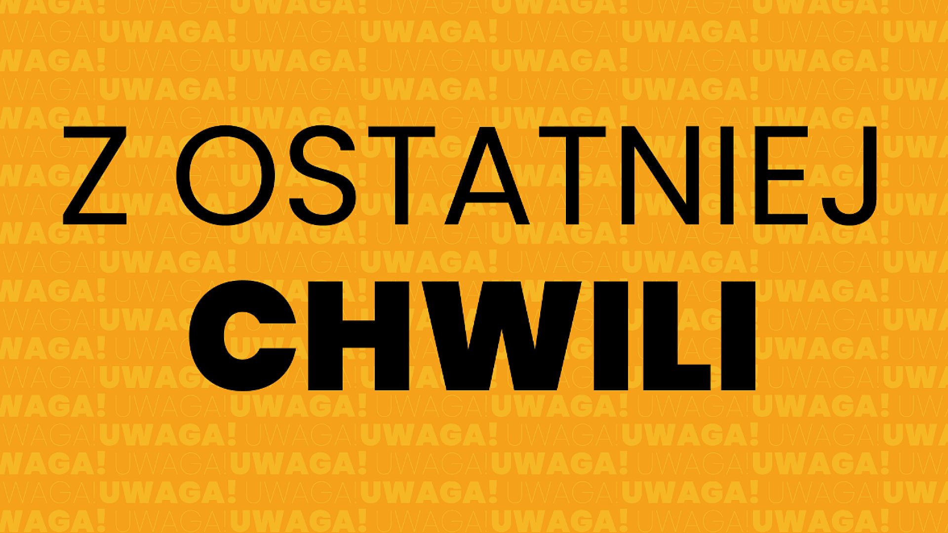 Z ostatniej chwili Z ostatniej chwili