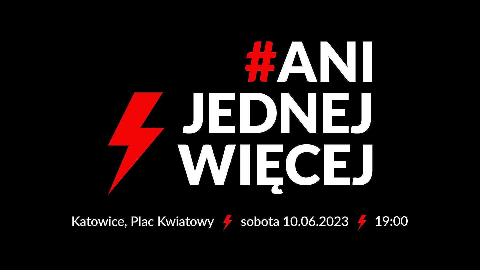 Ani jednej wiecej katowice Ani jednej wiecej katowice