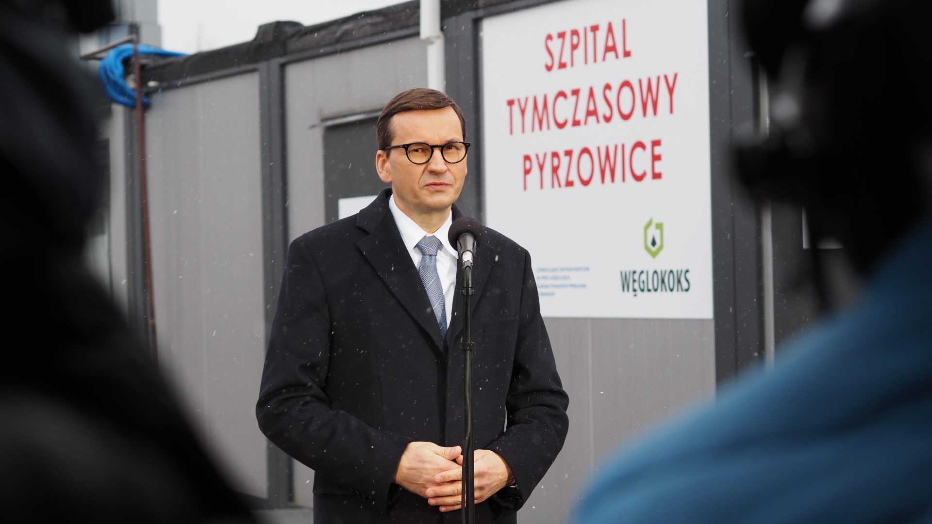 Premier Mateusz Morawiecki w Pyrzowicach Premier Mateusz Morawiecki w Pyrzowicach