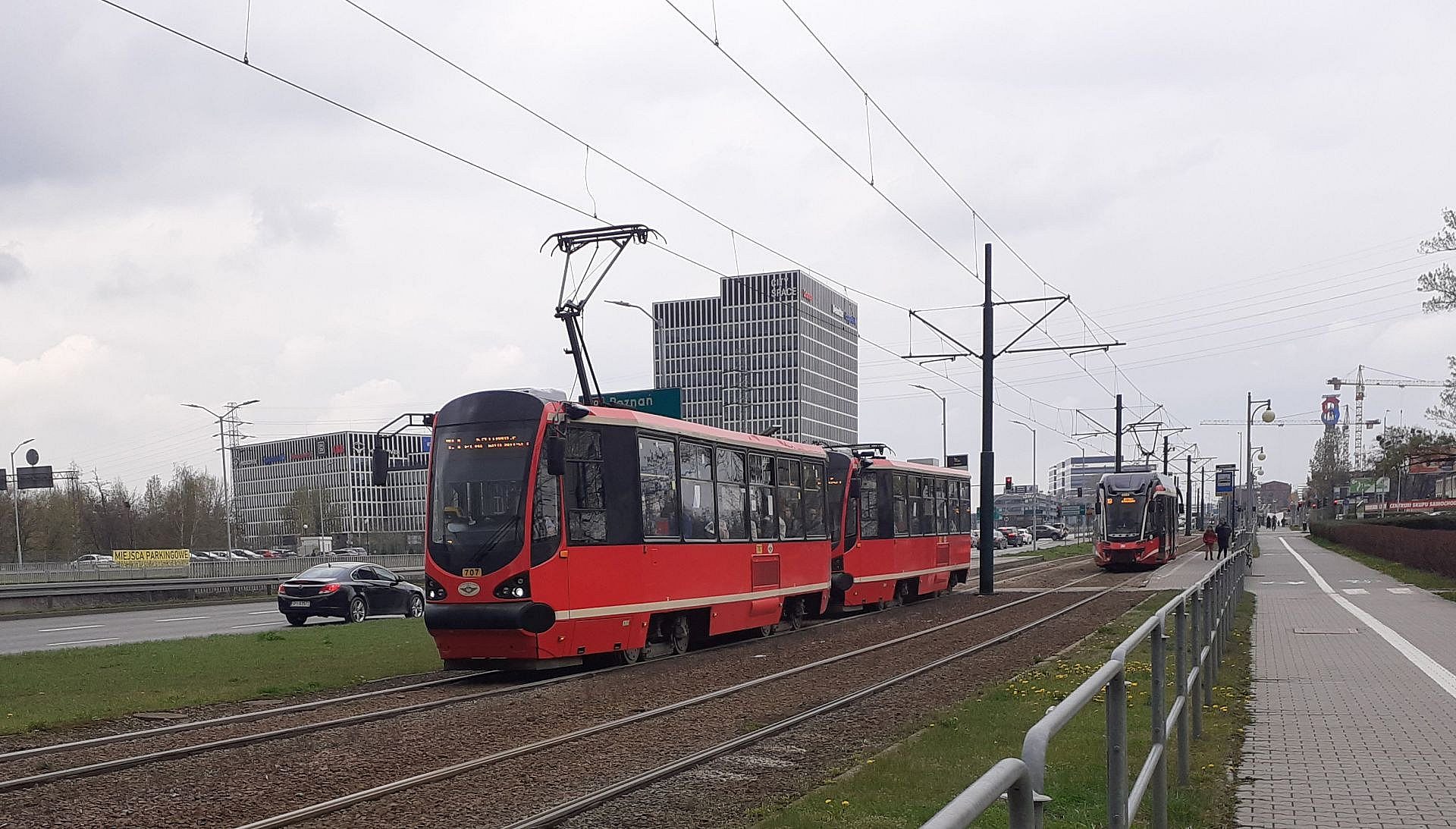 Tramwaje Katowice ul Chorzowska Tramwaje Katowice ul Chorzowska