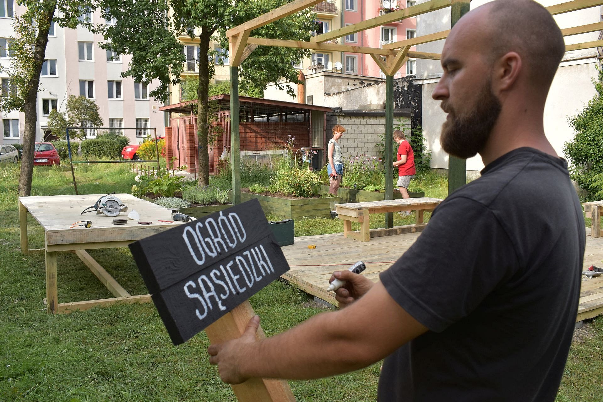 Ogród sąsiedzki warszawa fot Iga Kalbarczyk3 Ogród sąsiedzki warszawa fot Iga Kalbarczyk3