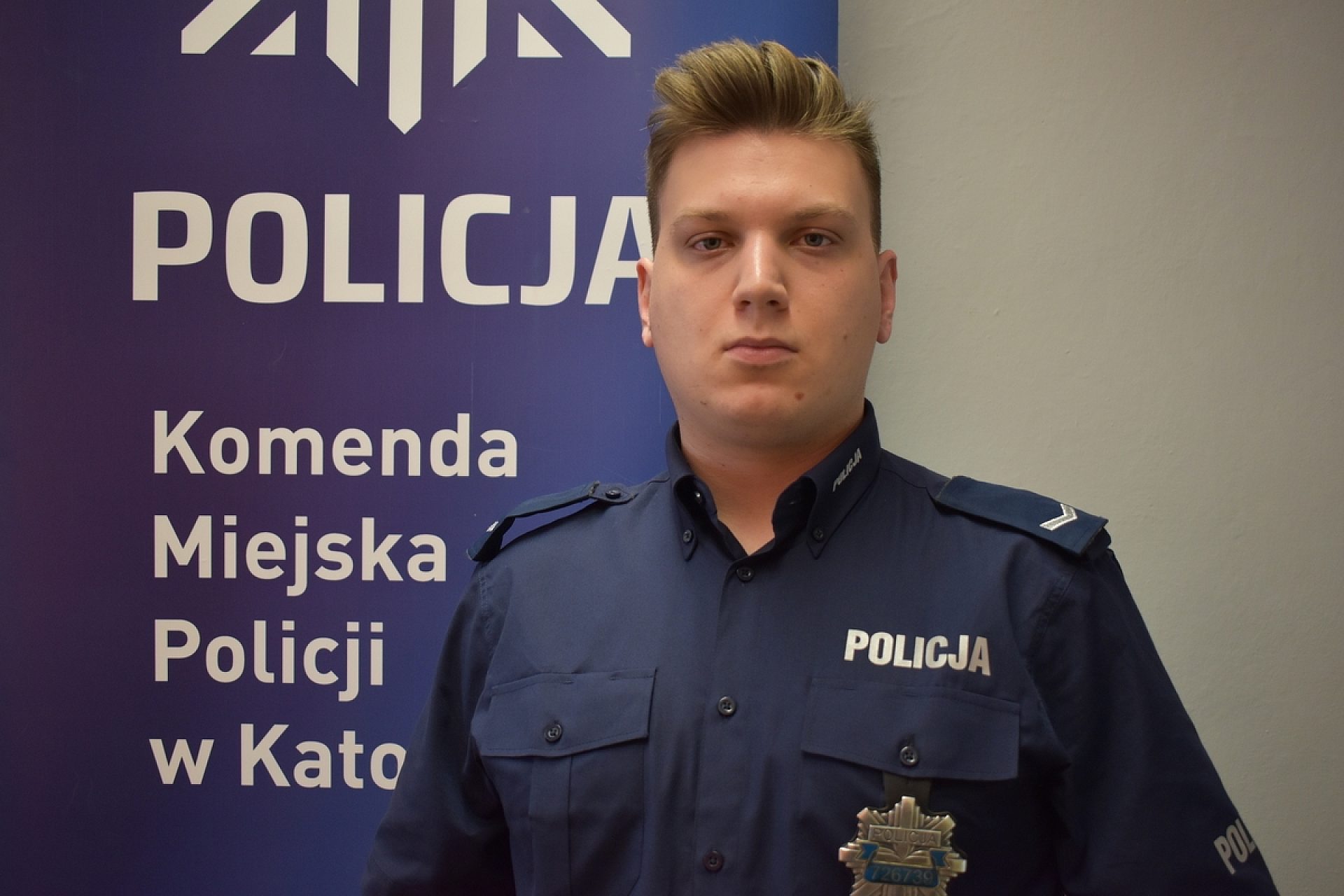 Maciej Piekarski, dzielnicowy w Katowicach Maciej Piekarski, dzielnicowy w Katowicach